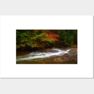 Stream in Franconia Notch State Park Posters and Art